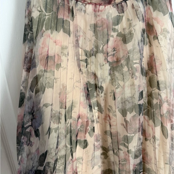 Most Beautiful Day Ivory Multi Floral Print Dress Lulus - Picture 2 of 6